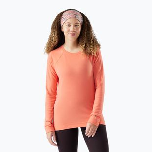 Damen-Thermoaktivshirt Smartwool Merino 250 Baselayer Crew Boxed coral reef