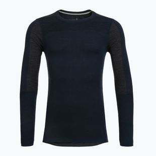 Herren Thermo-Longsleeve Smartwool Intraknit Thermal Merino Baselayer Colorblock Crew deep navy/charcoal