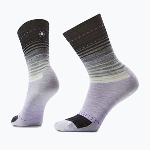 Damensocken Smartwool Everyday Stitch Stripe Crew purple/black