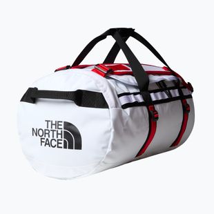 Reisetasche The North Face Base Camp Duffel M 71 l white/black/elevation red