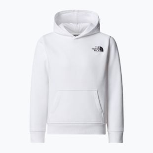 Hoodie Sweatshirt Kinder The North Face Teen Redbox Regular P/O white/black