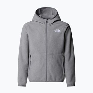 Kinder-Fleecejacke The North Face Teen Glacier Full Zip Hoodie mid grey heather