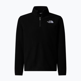 Fleece Hoodie Sweatshirt Kinder The North Face Teen Glacier 1/4 Zip black