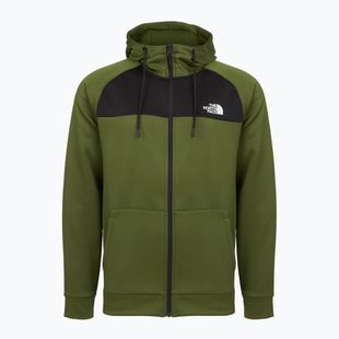 Hoodie Sweatshirt Herren The North Face Reaxion Fleece Full Zip Hoodie woodland green/black