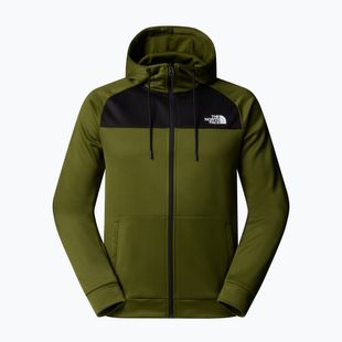 Hoodie Sweatshirt Herren The North Face Reaxion Fleece Full Zip Hoodie woodland green/black