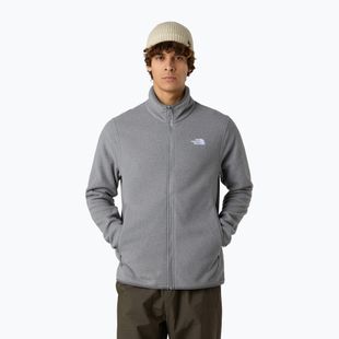 Fleece Hoodie Sweatshirt Herren The North Face Glacier Fleece mid grey heather