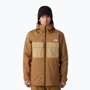 Snowboardjacke Herren The North Face Fourbarrel Triclimate utility brown/khaki
