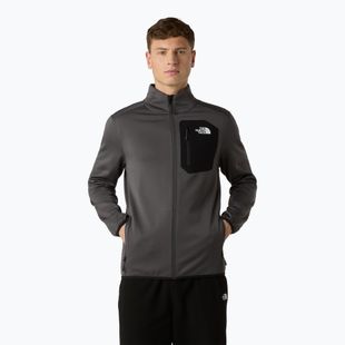 Hoodie Sweatshirt Herren The North Face Crest Fz anthracite grey/black