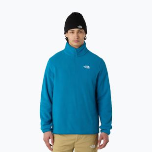 Fleece Hoodie Sweatshirt Herren The North Face Glacier Fleece 1/4 Zip dusk blue