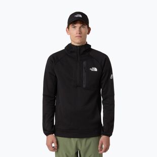 Hoodie Sweatshirt Herren The North Face Mountain Athletics Fleece Hooded 1/4 Zip black