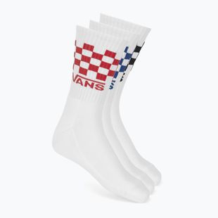 Socken Vans Classic Check Crew 3 pairs white