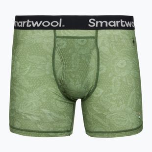 Thermoaktive Herren-Boxershorts Smartwool Merino Print Boxer Brief Boxed frn rstc flrl