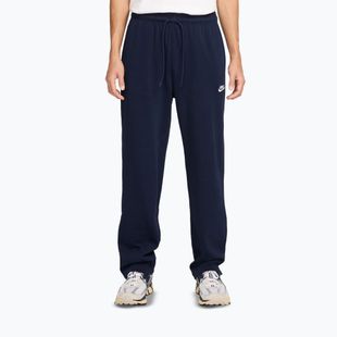 Herrenhose Nike Sportswear Club Knit Open-Hem obsidian/white
