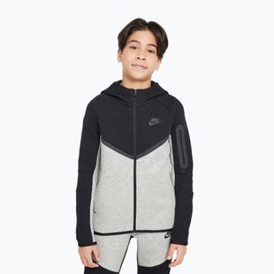 Kinder-Sweatshirt Nike Sportswear Tech Fleece Full Zip dark grey heather/black/black/black