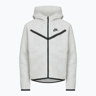 Kinder-Sweatshirt Nike Sportswear Tech Fleece light grey/heather/black/black