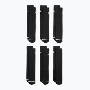 Socken  Jordan Everyday Cushioned Crew 6 pairs black/white