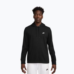 Herren-Hoodie Nike Sportswear Club Knit Pullover Hoodie black/black/white