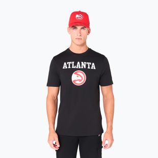 Herren New Era NOS NBA Regular Atlanta Hawks t-shirt schwarz