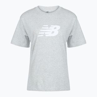 Shirt Damen New Balance Schuhe Sport Jersey Relaxed Logo reflection/white/light arctic grey