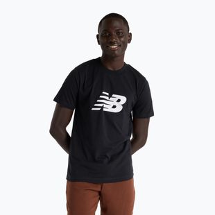 Herren New Balance Graphic V Flying T-Shirt schwarz