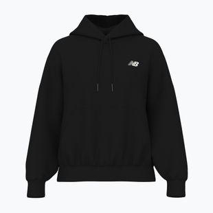 Damen New Balance Reimagine Fleece Hoodie schwarz