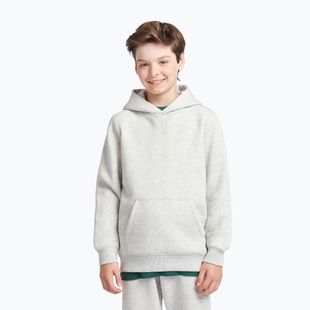 Kinder-Sweatshirt New Balance Brush Back Small Logo Hoodie ash heather