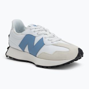 New Balance 327's V1 weiß/blaue Lagune Schuhe