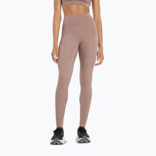 Damen-Laufleggings New Balance Harmony High Rise earth shadow