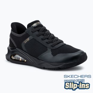 Schuhe Damen SKECHERS Uno Tres Air Easy Steppers black