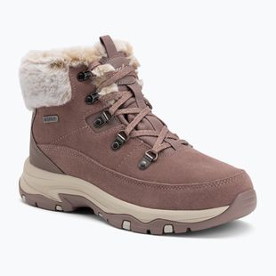 Damen Schuhe Skechers Trego Snow Worries mauve