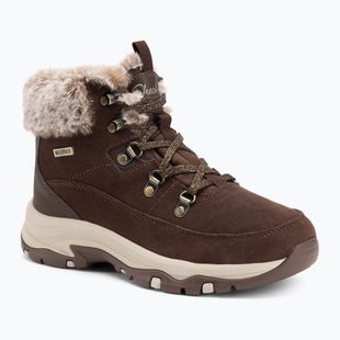 Damen Schuhe Skechers Trego Snow Worries Schokolade