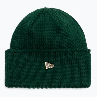 Wintermütze New Era Metal Pin Wide Cuff Knit Beanie dark green