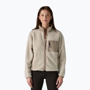 Patagonia Damen Fleece-Sweatshirt Synch Haferflocken Heidekraut w/Seabird grau