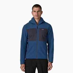 Herren Patagonia R2 TechFace Hoody Softshell Jacke clement blau