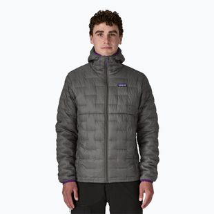 Herren Patagonia Micro Puff Hoody Daunenjacke forge grey