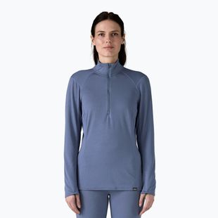 Damen Patagonia Cap Thermal Gewicht Zip Neck Sweatshirt clement blau
