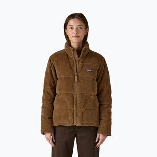 Damen Daunenjacke Patagonia Cord Fjord Hirsche braun