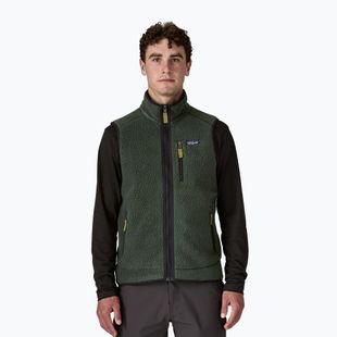 Herrenweste Patagonia Retro Pile Fleece old growth green