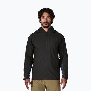 Herren Hybridjacke Patagonia Nano-Air Ultralight Full-Zip Hoody schwarz