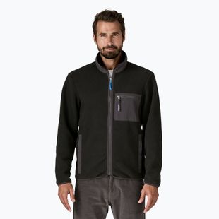 Patagonia Herren Fleece-Sweatshirt Synch schwarz einfarbig
