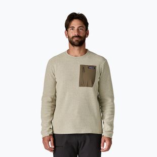 Herrenpullover Patagonia R1 Air Crew pelican