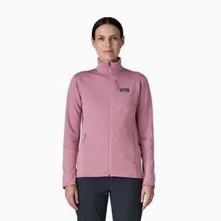 Damen Sweatshirt Patagonia R1 Hybrid light violet