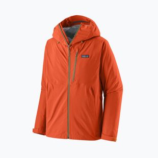 Regenjacke Herren Patagonia Granite Crest Rain coal orange