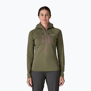 Damen Sweatshirt Patagonia R1 Ultralight Hoody basin green