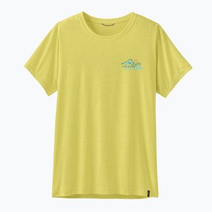 Shirt Damen Patagonia Capilene Cool Daily Shirt - Boardshort Logo lemon zest