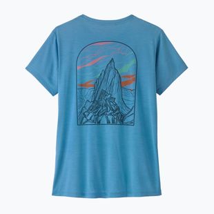 Shirt Damen Patagonia Capilene Cool Daily - Cloud Crag shore blue/light shore blue x-dye