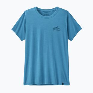 Shirt Damen Patagonia Capilene Cool Daily - Cloud Crag shore blue/light shore blue x-dye