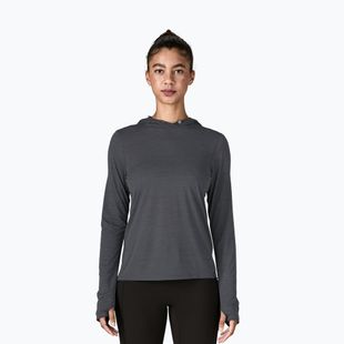 Damen Sweatshirt Patagonia Capilene Cool Ultra Hoody smolder blue/light smolder blue x-dye