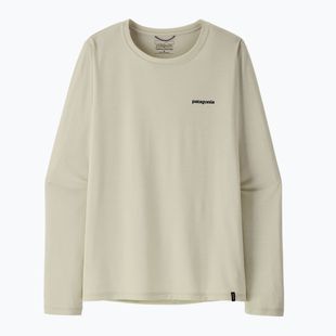 Longsleeve Damen Patagonia Capilene Cool Daily Shirt - Boardshort Logo dyno white