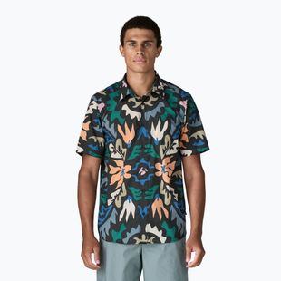 Herrenhemd Patagonia Go To kaleido/black